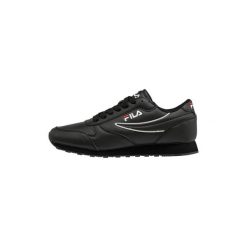 Sneakersy Fila Orbit Low. Czarne obuwie sportowe damskie Fila, bez wzorów, z materiału, bez zapięcia, do biegania. Za 149.00 zł.