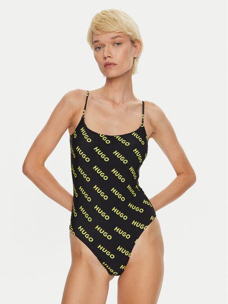 Hugo Strój kąpielowy Pure 50527050 Czarny. Czarne stroje kąpielowe damskie Hugo, xs, bez wzorów, z syntetyku. Za 499.99 zł.