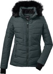 Kurtka narciarska damska Killtec Ksw 210. Zielone kurtki sportowe damskie KILLTEC, na zimę, l, bez wzorów, z lycry, bez ramiączek, bez kaptura, narciarskie. Za 431.99 zł.