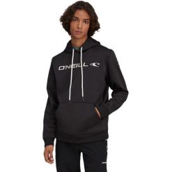 Bluza z kapturem męskie O'Neill Rutile Hooded Fleece. Czarne bluzy sportowe męskie O'Neill, m, bez wzorów, z poliesteru, z kapturem. Za 139.00 zł.