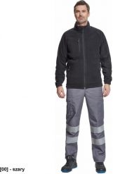 Kurtka męska CERVA BHADRA FLEECE - kurtka szary S. Szare kurtki męskie CERVA, m, bez wzorów, bez kaptura. Za 74.69 zł.