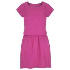 Damska sukienka sportowa Loap Umbria w kolorze różowym. Czerwone sukienki damskie LOOP, na lato, m, bez wzorów, sportowe, bez kołnierzyka, bez ramiączek, sportowe. Za 54.23 zł.