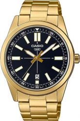 Zegarek Casio Zegarek Męski Casio MTP-VD02G-1EUDF ( 41 mm). Zegarki męskie Casio, bez wzorów. Za 281.53 zł.