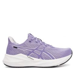 Buty do biegania Asics. Fioletowe obuwie sportowe damskie Asics, bez wzorów, bez zapięcia, do biegania. Za 359.99 zł.