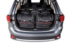 Torby Do Bagażnika Mitsubishi Outlander 2012-2020 5Szt Kjust. Czarne torby podróżne damskie KJUST, bez wzorów, z kauczuku. Za 1,524.00 zł.