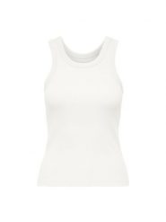 ONLY T-Shirt 31371 Biały Comfort Fit. Białe t-shirty damskie ONLY, s, bez wzorów, bez kołnierzyka, bez ramiączek. Za 59.99 zł.