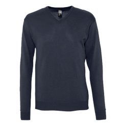 Sweter Męski Galaxy Z Dekoltem V. Czarne swetry męskie SOL'S, m, bez wzorów, bez kołnierzyka, bez ramiączek. Za 170.99 zł.