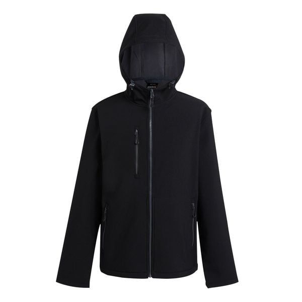 Męska Kurtka Soft Shell Navigate 2 Layer. Czarne kurtki męskie Regatta, l, bez wzorów, sportowe, bez kaptura. Za 244.99 zł.