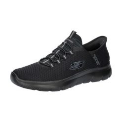 Buty sportowe Skechers Summits High Range czarne. Czarne buty sportowe męskie Skechers, bez wzorów, z syntetyku, bez zapięcia. Za 381.89 zł.