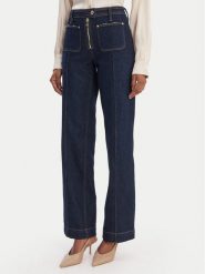 Guess Jeansy W6RA3F D6881 Granatowy Regular Fit. Niebieskie jeansy damskie Guess, z aplikacjami, z bawełny. Za 525.00 zł.