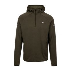Bluza Z Kapturem Męska Sportowa Montgo. Zielone bluzy sportowe męskie Trespass, m, bez wzorów, z kapturem, trekkingowe. Za 178.99 zł.