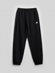 4F Spodnie dresowe joggery męskie - czarne XXL. Czarne spodnie sportowe męskie 4F, m, bez wzorów, z dresówki. Za 149.99 zł.