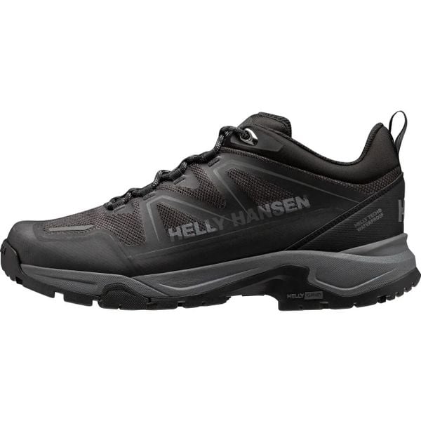 Buty trekkingowe Helly Hansen Cascade Low. Czarne trekkingi męskie Helly Hansen, z gumy, bez zapięcia. Za 636.55 zł.