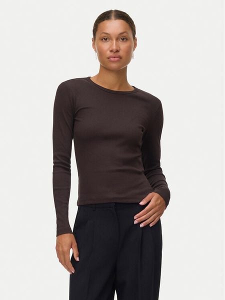 Vero Moda Top Chloe 10306897 Brązowy Slim Fit. Brązowe topy damskie Vero Moda, xs, bez wzorów, z bawełny, bez kołnierzyka, bez ramiączek. Za 75.99 zł.