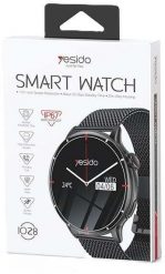Smartwatch Yesido IO28 Smartwatch BT5.2 300mAh IP67 BLACK / CZARNY. Czarne zegarki smartwatch Yesido, bez wzorów. Za 170.51 zł.