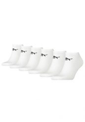 Puma Skarpety Elements Sneaker 6-Pack 90798402. Białe skarpetki damskie Puma, bez wzorów, z bawełny. Za 76.99 zł.
