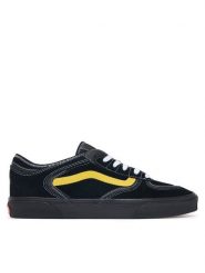 Vans Tenisówki Rowley Classic VN000SF4Y231 Czarny. Czarne trampki męskie Vans, bez wzorów, ze skóry, bez zapięcia. Za 399.99 zł.