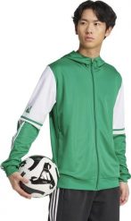 Bluza męska adidas Squadra 25 Hoody zielono-biała JP3164 S. Białe bluzy męskie Adidas, m, bez wzorów, bez ramiączek, bez kaptura. Za 346.44 zł.