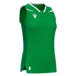 Damski tank top Macron Lily. Białe topy damskie Macron, bez wzorów, sportowe, bez kołnierzyka, bez ramiączek. Za 246.50 zł.