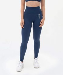 Legginsy modelujące Seamless Super Strong - Niebieski. Niebieskie legginsy damskie JOY STUDIO, bez wzorów, z materiału. Za 199.00 zł.