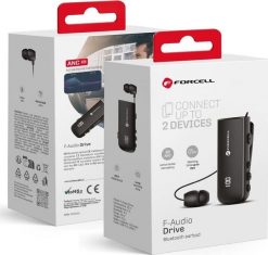 Słuchawki ForCell F-Audio Drive EarBud bluetooth 5.3 Czarny (80106-uniw). Czarne słuchawki bezprzewodowe ForCell. Za 168.46 zł.