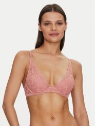 Tommy Hilfiger Biustonosz braletka UW0UW05242 Różowy. Czerwone biustonosze Tommy Hilfiger, bez wzorów, z syntetyku. Za 179.99 zł.