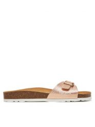Pepe Jeans Klapki PLS90610 Różowy. Czerwone klapki damskie Pepe Jeans, bez wzorów, z jeansu, bez obcasa, bez zapięcia. Za 169.99 zł.