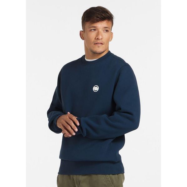 Bluza męska Pitbull Small Logo. Niebieskie bluzy męskie PITBULL, m, bez wzorów, sportowe, bez ramiączek, bez kaptura. Za 199.00 zł.