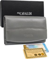4U Cavaldi Skórzany portfel damski marki Cavaldi, zapinany na zatrzask. Portfele damskie 4U Cavaldi. Za 129.00 zł.