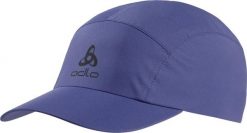 Czapka z daszkiem ODLO Performance Waterproof. Fioletowe czapki damskie ODLO, bez wzorów, z materiału. Za 189.99 zł.