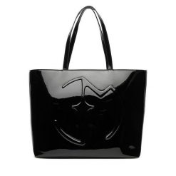 Torebka Eva Minge. Czarne shopperki damskie Eva Minge, bez wzorów, bez dodatków. Za 239.99 zł.