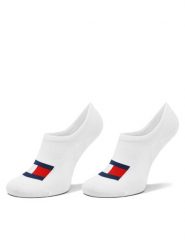 Tommy Hilfiger Stopki 701228224 Biały. Białe skarpety męskie Tommy Hilfiger, bez wzorów, z bawełny. Za 46.19 zł.