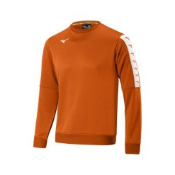 Bluza Mizuno Nara Training. Brązowe bluzy męskie Mizuno, bez wzorów, sportowe, bez ramiączek, bez kaptura. Za 185.50 zł.