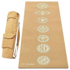 Zestaw maty do jogi z gumy i korka 5 mm + torba z korka 7 czakr stare złoto. Żółte torby na ramię męskie ACHAMANA, z bawełny, na ramię, duże. Za 550.00 zł.