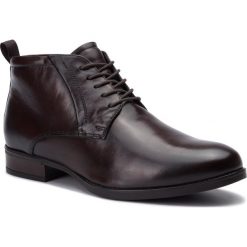 Trzewiki LASOCKI FOR MEN - SMI08-C315-354-01 Chocolate Brown. Brązowe botki męskie Lasocki For Men, bez wzorów, ze skóry, bez obcasa, bez zapięcia. Za 279.99 zł.