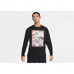 Koszulka sportowa męska Nike Air Jordan 23 Engineered. Czarne bluzy sportowe męskie Nike, m, bez wzorów, bez kaptura, do koszykówki. Za 169.00 zł.