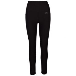 Damskie Legginsy Basca. Czarne legginsy damskie Trespass, bez wzorów, z elastanu. Za 149.99 zł.