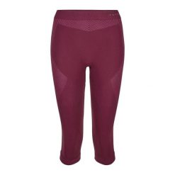 Damskie legginsy 3/4 Falke Warm. Brązowe legginsy damskie Falke, bez wzorów, z elastanu. Za 289.50 zł.