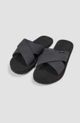 Klapki basenowe męskie O'Neill Koosh Cross Over Bloom Slides. Czarne klapki męskie O'Neill, bez wzorów, z gumy, bez zapięcia. Za 230.15 zł.