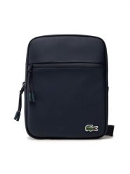 Lacoste Saszetka M Flat Crossover Bag NH3308LV Niebieski. Niebieskie saszetki i nerki męskie Lacoste, bez wzorów, z materiału. Za 279.99 zł.