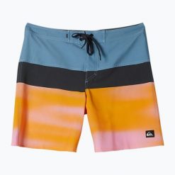 Szorty kąpielowe męskie Quiksilver Surfsilk Panel 18". Brązowe kąpielówki męskie Quiksilver, m, bez wzorów. Za 149.99 zł.