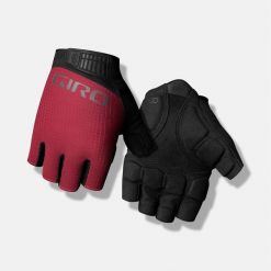 Rękawiczki męskie GIRO BRAVO II GEL krótki palec ox red roz. XXL (obwód dłoni od 267 mm / dł. dłoni od 211 mm) (NEW 2025). Czerwone rękawiczki męskie Giro, bez wzorów. Za 129.65 zł.