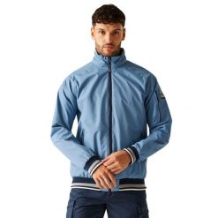 Męska Kurtka Wodoodporna Shorebay III. Fioletowe kurtki męskie Regatta, m, bez wzorów, z materiału, z kapturem. Za 162.99 zł.