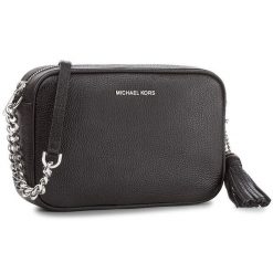 Torebka MICHAEL Michael Kors. Czarne listonoszki damskie MICHAEL Michael Kors, bez wzorów, bez dodatków. Za 538.99 zł.