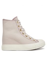 Converse Trampki Chuck Taylor All Star Wedge Platform Gold A12763C Różowy. Czerwone trampki i tenisówki damskie Converse, bez wzorów, z materiału, bez zapięcia. Za 289.99 zł.