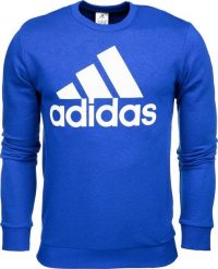 Adidas Bluza męska adidas Essentials Big Logo niebieska HE1840 S. Niebieskie bluzy męskie Adidas, m, bez wzorów, bez ramiączek, bez kaptura. Za 196.08 zł.