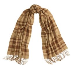 Szalik LAUREN RALPH LAUREN. Brązowe szaliki damskie Lauren Ralph Lauren, bez wzorów. Za 949.99 zł.