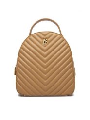 Badura Plecak EO-AVA-GL23410123 Beżowy. Brązowe plecaki damskie Badura, bez wzorów, z materiału. Za 229.99 zł.