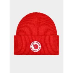 Czapka zimowa Fjallraven 1960 Logo Hat - true red. Czerwone czapki damskie Fjällräven, na zimę, bez wzorów. Za 266.99 zł.