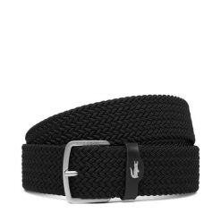 Pasek Męski Lacoste. Czarne paski męskie Lacoste. Za 269.99 zł.